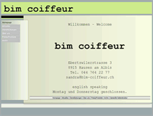 Tablet Screenshot of bim-coiffeur.ch